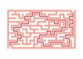 Abstract labyrinth. Game for kids. Puzzle for children. Maze conundrum. Vector illustration