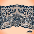 Abstract lace ornament