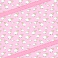 Abstract lamb background with ribbon vector