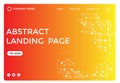 Abstract landing page design -abstract