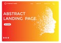 Abstract landing page design -abstract