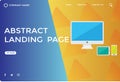 Abstract landing page design -abstract