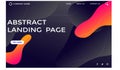 Abstract landing page design -get the web banner for use design your web site