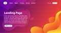 Abstract Landing Page Template, Colorful Landing Page Background, Website Page Template, Purple Website Backgrounds