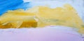 Abstract Landscape Art Painting Background. Modern art.