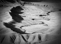 Abstract Landscape at Moonscape Overlook near Hanksville Utah Royalty Free Stock Photo