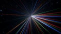 Laser Diffraction Pattern (ai generated) Royalty Free Stock Photo