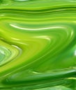 Green abstract background with lines like snakes
