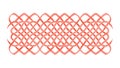 Abstract Lattice Net Pattern, Intricate Modern Geometric Texture, vector design Generative AI Royalty Free Stock Photo