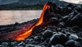Abstract Lava Flow