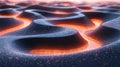 Abstract lava flows, textured surface