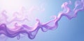 Abstract lavender swirls a serene and dreamlike visual representation of flowing, organic forms on a gentle background. Generative Royalty Free Stock Photo