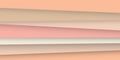 Abstract layer of peachy tone geometric shape vector illustration background Royalty Free Stock Photo