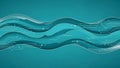 Teal Tech Wave Background Royalty Free Stock Photo