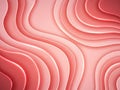 Abstract Layered Wave Pattern Background in Warm Tones Royalty Free Stock Photo