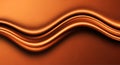 Abstract layered wave pattern with warm tones and smooth depth effect Royalty Free Stock Photo