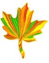 Abstract leaf drawing