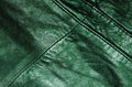 Leather green texture Royalty Free Stock Photo