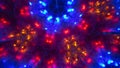 Abstract LED futuristic glowing shining neon background. Garland lights