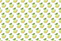 Abstract lemon fruit seamless pattern background