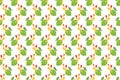 Abstract lemon fruit seamless pattern background
