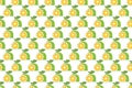 Abstract lemon fruit seamless pattern background