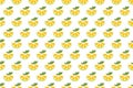 Abstract lemon fruit seamless pattern background