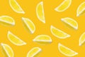 Abstract lemon lobules pattern