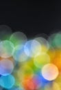Abstract lens bokeh background