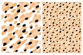 Abstract Leopard Skin Vector Print for Fabric, Textile, Wrapping Paper.