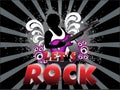 Abstract lets rock background