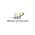 Abstract Letter BJ Logo Design. Vector Illustrator Eps. 10