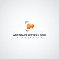 Abstract Letter C Logo Template. Vector Illustrator Eps.10