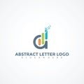 Abstract Letter D Logo Template. Vector Illustrator Eps.10