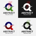 Abstract Letter Q Logo Template Royalty Free Stock Photo