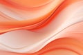 Abstract light apricot peach colour line wave curve pattern wallpaper background