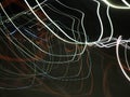 Abstract light art at nightt 05-06-2021