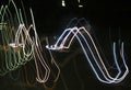 Abstract light art at nightt 05-06-2021