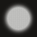 Abstract light background. Vector Light lamp effect. Many bright circle isolated on dark background