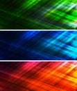 Abstract light banner