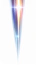 Abstract Light Beam Effect with Streaks of Colors on White Background Royalty Free Stock Photo