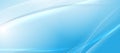 Abstract Light Blue Background with Soft Wave Patterns and Lines