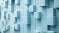 Abstract Light Blue Cube Background Texture Royalty Free Stock Photo