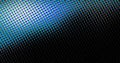 Abstract light blue dots overlay colorful pattern with circles geometry halftone texture on dark black Royalty Free Stock Photo