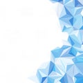 abstract light blue triangles background. eps 10 Royalty Free Stock Photo