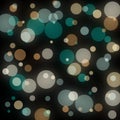 Abstract light bokeh background, vector illustration. eps 10 Royalty Free Stock Photo