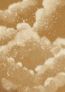 Abstract light brown cloud with mist for decoration on vinatge sky and pollution Royalty Free Stock Photo