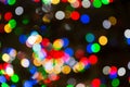 Abstract light celebration blur background. Royalty Free Stock Photo