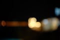 Abstract  light in the city bokeh and defocused lights, Night blurred background Royalty Free Stock Photo