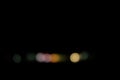 Abstract  light in the city bokeh and defocused lights, Night blurred background Royalty Free Stock Photo